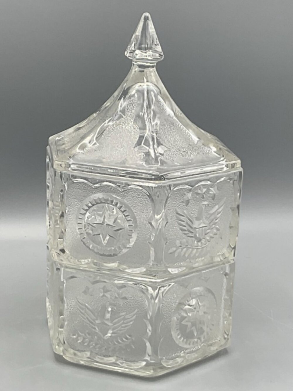 Indiana Glass Double Tier Dish